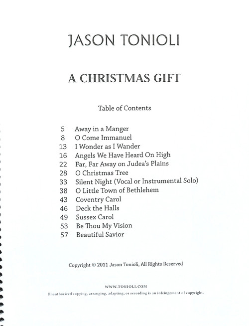 A Christmas Gift - Jason Tonioli - New Age Piano