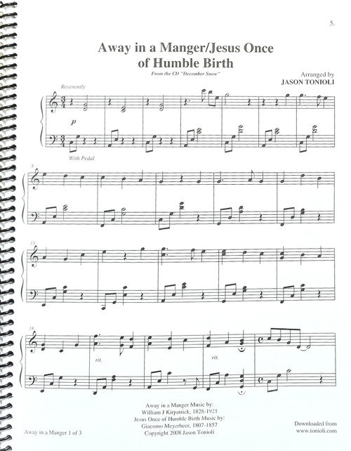 A Christmas Gift - Jason Tonioli - New Age Piano