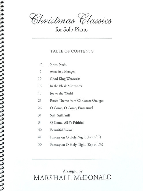 Christmas Classics for Solo Piano
