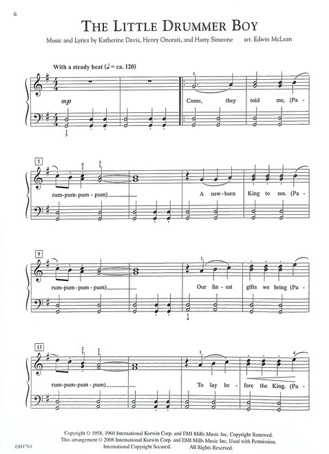 In Recital - with Poplular Christmas Music - Book 3