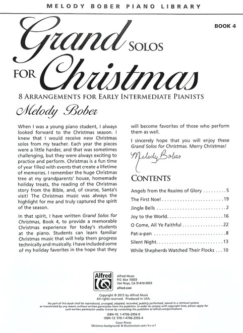 Grand Solos for Christmas - Piano Book 4