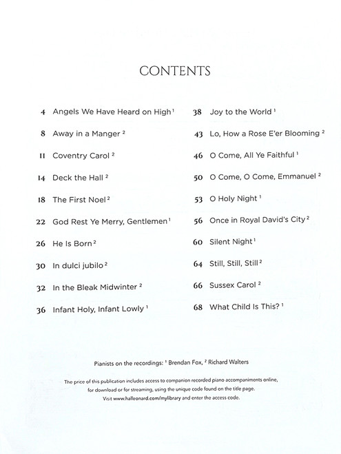 Favorite Christmas Carols for Classical Players - Trumpet in B-Flat & Piano Favorite Christmas Carols for Classical Players - Trumpet in B-Flat & Piano