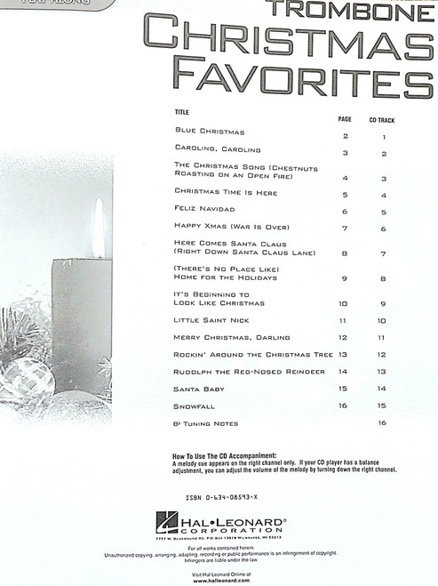 Christmas Favorites - Trombone Christmas Favorites - Trombone
