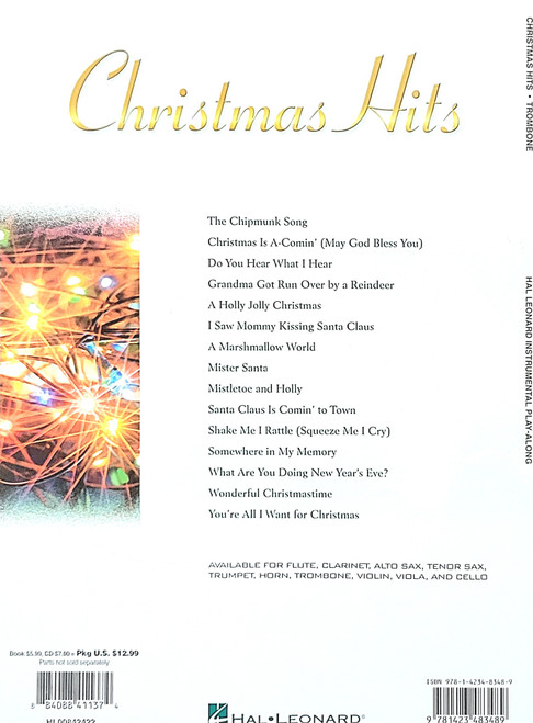 Christmas Hits - Trombone Christmas Hits - Trombone