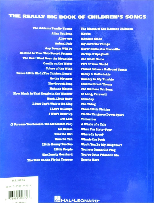 The Really Big Book of Children's Songs