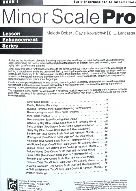 Minor Scale Pro - Book 1 - Early Intermediate to Intermediate