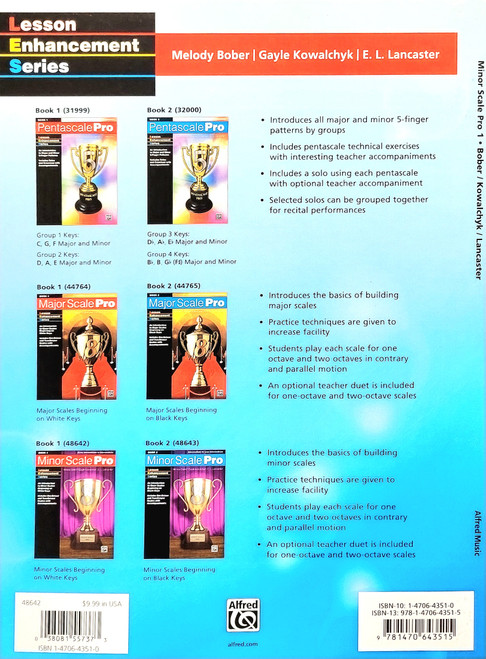 Minor Scale Pro - Book 1 - Early Intermediate to Intermediate