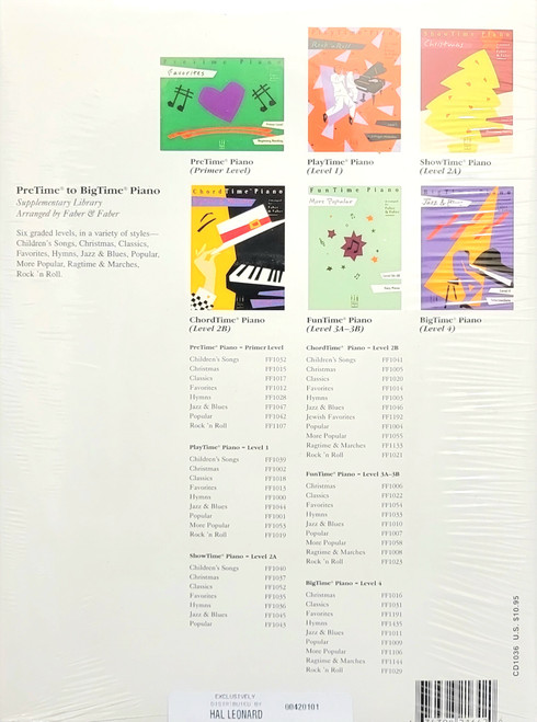 PlayTime Piano - Christmas - Level 1 Background Accompaniments on CD