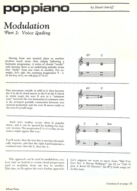 VINTAGE/USED - Sheet Music Magazine - November 1981 VINTAGE/USED - Sheet Music Magazine - November 1981