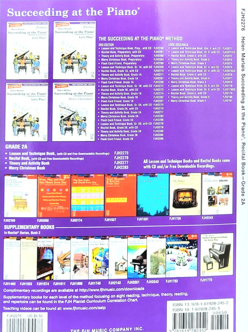 Succeeding at the Piano - Recital Book - Grade 2A (2nd Edition) Succeeding at the Piano - Recital Book - Grade 2A (2nd Edition)
