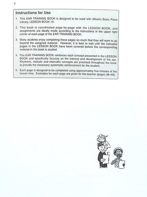 Ear Training Book Level 1A - Alfred's Basic Piano Library Ear Training Book Level 1A - Alfred's Basic Piano Library