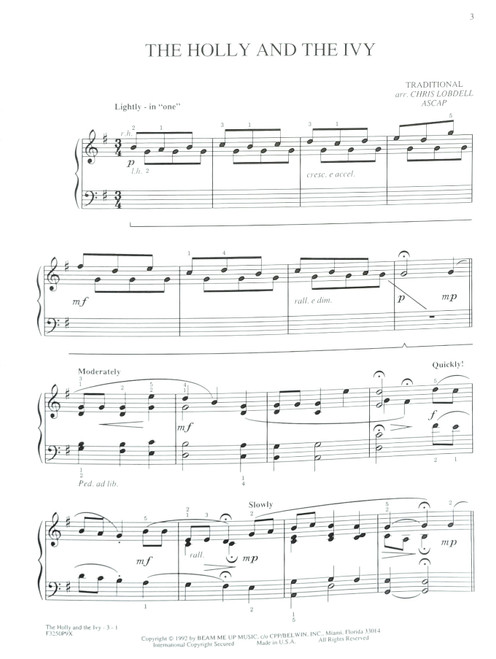Holiday Trimmings - Piano Christmas Songs Holiday Trimmings - Piano Christmas Songs