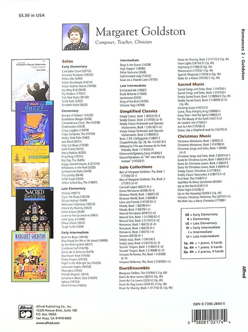 Romances - Book Three - 5 Piano Solos in Romantic Style for Late Intermediate Level Romances - Book Three - 5 Piano Solos in Romantic Style for Late Intermediate Level