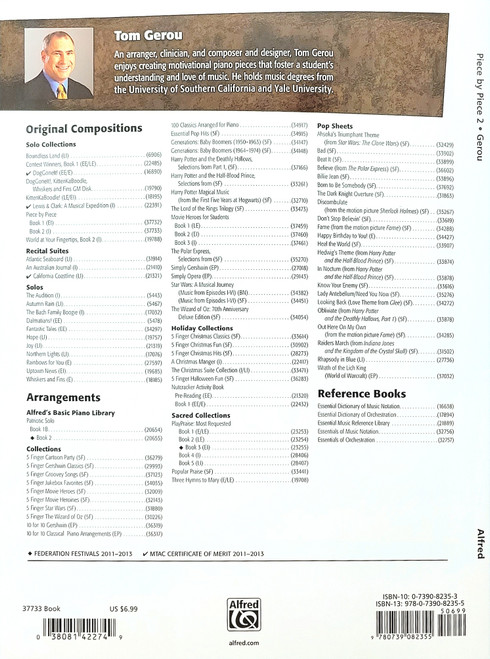 Piece by Piece - Book 2 - 7 Intermediate Piano Solos