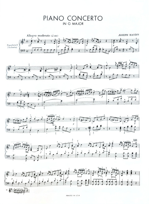 Franz Joseph Haydn - Concerto in G Major - For Two Pianos/Four Hands