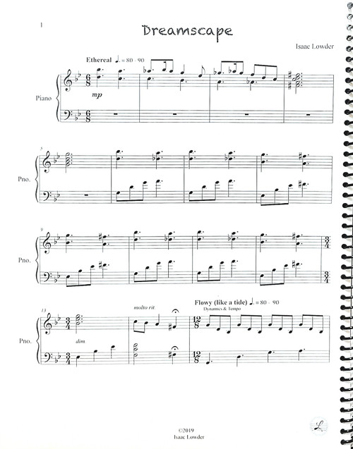 Ivory Brushstrokes - Original Piano Music by: Isaac Lowder