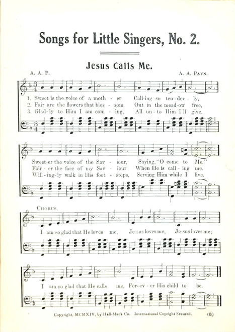 Used/Vintage Book - Songs for Little Singers - No 2