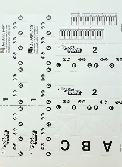 Organ Keyboard Guides - EZ Play Today Organ Keyboard Guides - EZ Play Today