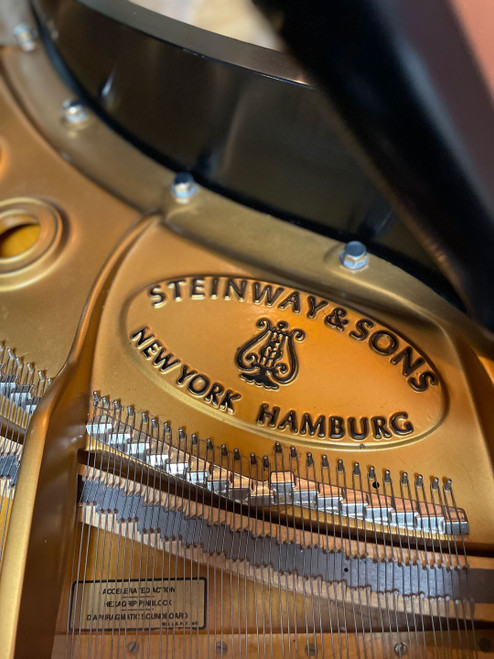 Steinway Model L 5'10 1/2" Grand Piano - Ebony Satin - 2001 Model