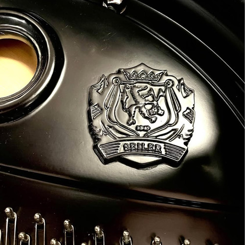 Johannes Seiler GS150B Baby Grand Ebony High Poilsh with Black Hardware