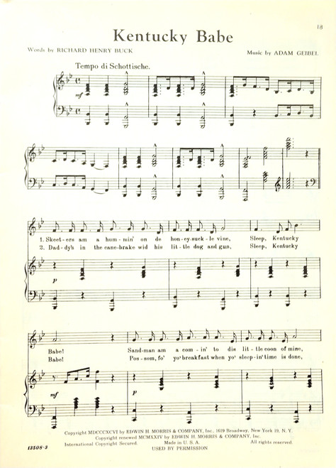 USED BOOK - Bing Crosby's Minstrel Song Folio