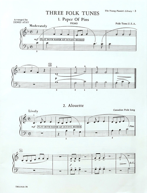 USED BOOK - Duet Recital - Classic and Modern Miniatures, Familiar Themes, Folk Melodies