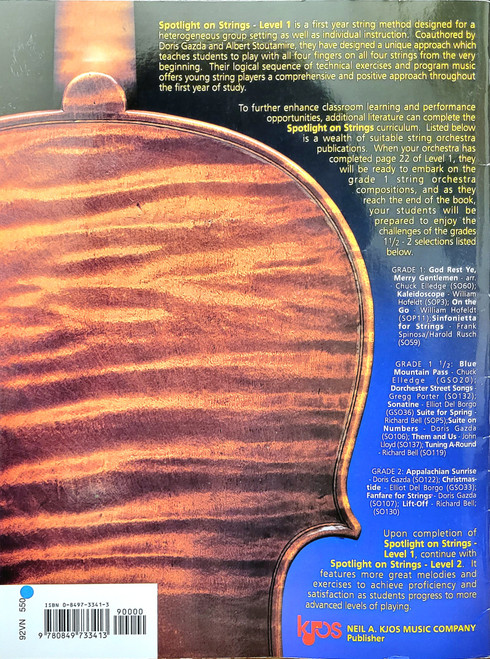 Spotlight on Strings - Violin Level 1 Spotlight on Strings - Violin Level 1
