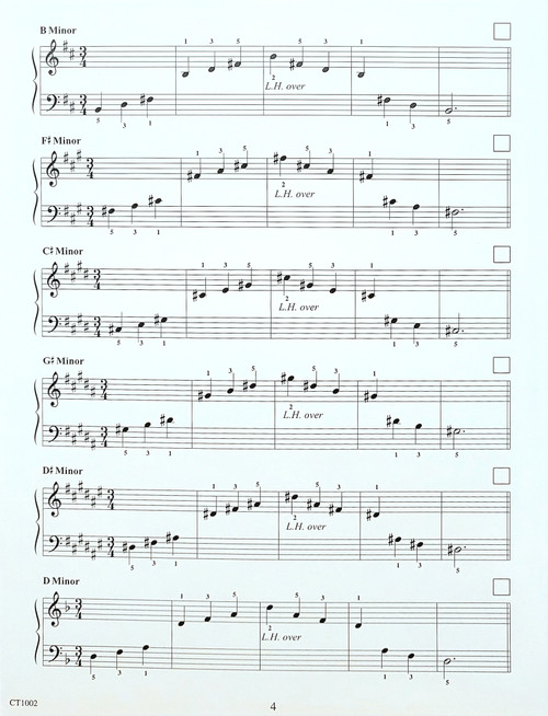 Minor Pentascales and Cross-Hand Arpeggios - Technique Sheet No. 2 Minor Pentascales and Cross-Hand Arpeggios - Technique Sheet No. 2