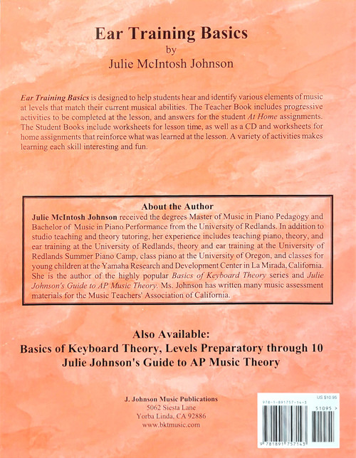 Ear Training Basics - Level 1 Student Book