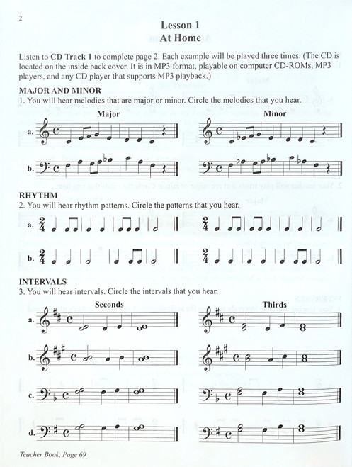 Ear Training Basics - Level 2 - Student Book