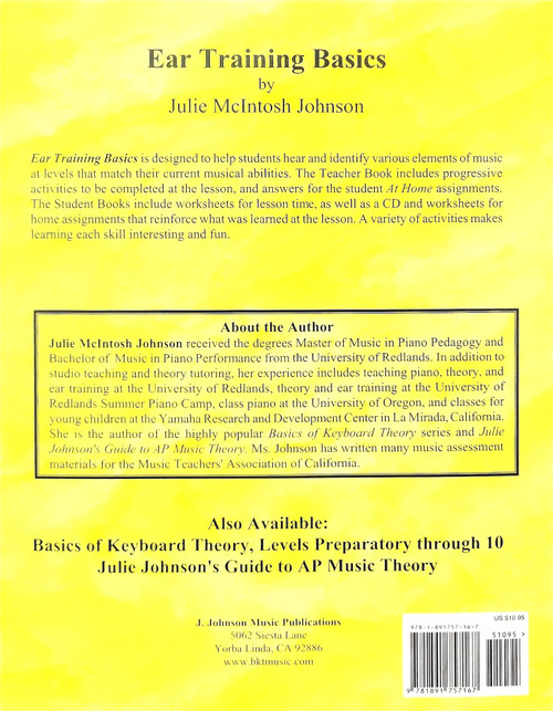 Ear Training Basics - Level 3 - Student Book