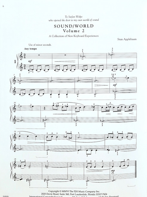 Sound/World - Volume 2 - Intermediate/Early Advanced Piano