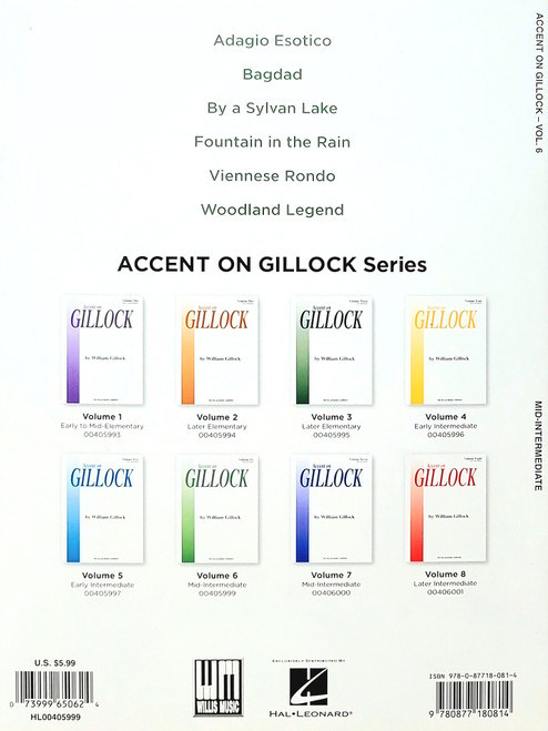 Accent on Gillock - Volume Six - Mid Intermediate