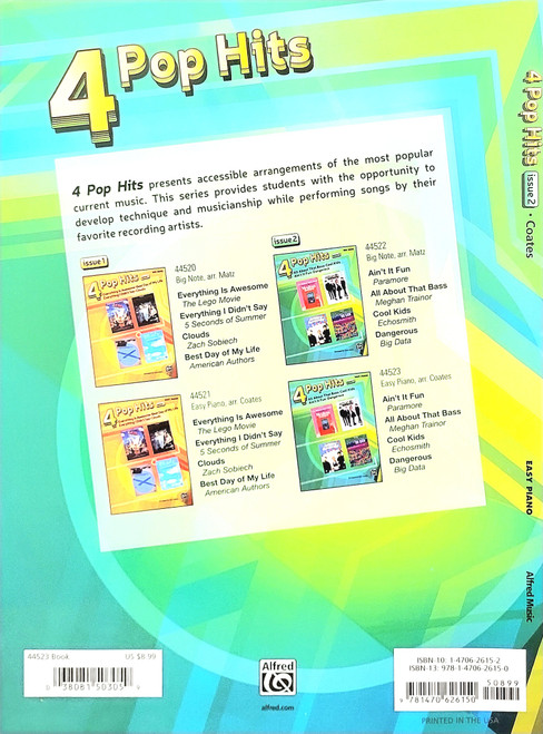 4 Pop Hits Issue 2 - Easy Piano 4 Pop Hits Issue 2 - Easy Piano