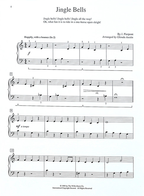 Classic Piano Repertoire Christmas - 8 Elementary Carols