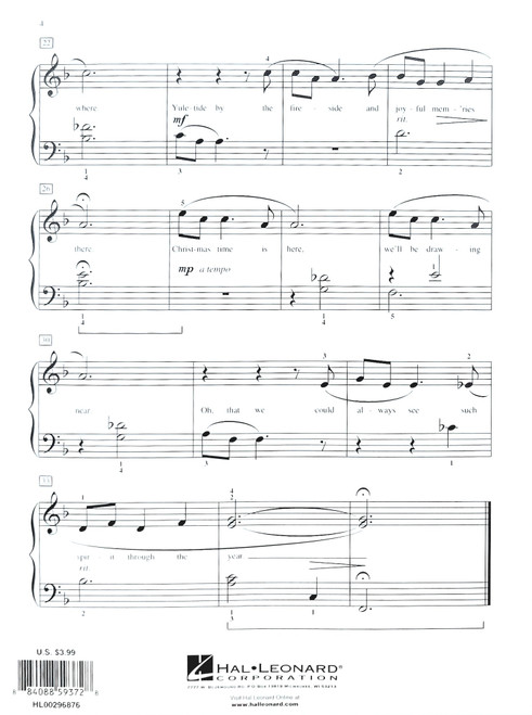 Christmas Time is Here - Late Elementary Level 3 Piano Sheet Music