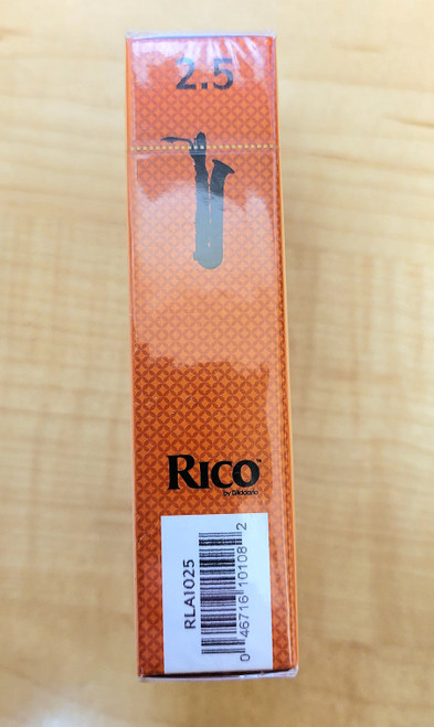 D'Addario RLA1025 - Rico Baritone Saxophone Reeds - 2.5 (10-pack) D'Addario RLA1025 - Rico Baritone Saxophone Reeds - 2.5 (10-pack)