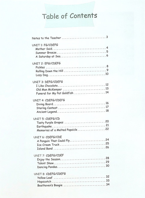 The Perfect Start for Solo Playing, Book 2