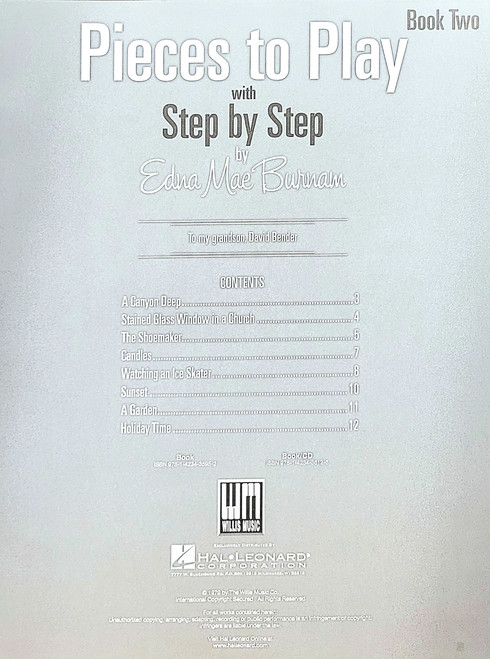 Pieces to Play – Book 2 - Piano Solos