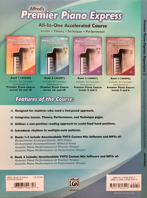Premier Piano Express, Repertoire Book 2 Premier Piano Express, Repertoire Book 2