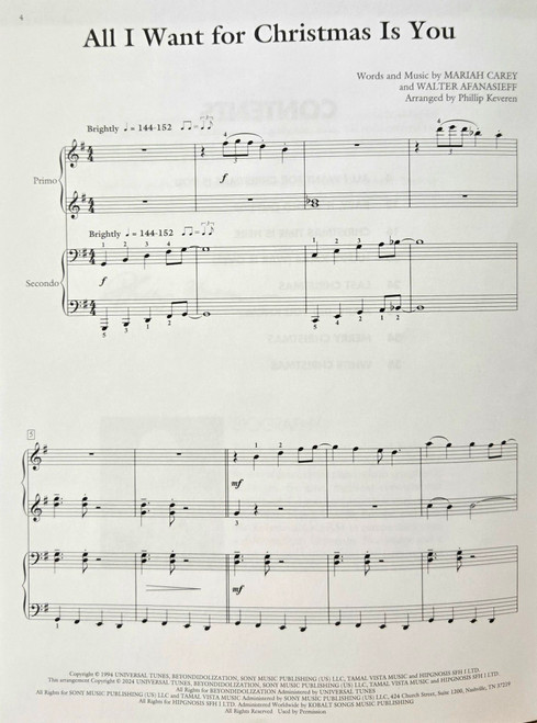 Popular Christmas Duets - 8 Piano Duets Popular Christmas Duets - 8 Piano Duets