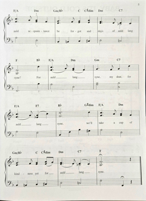 The Easy Christmas Songbook - Piano/Guitar/Vocals