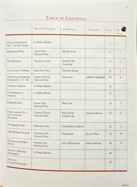 In Recital Throughout the Year - Book 1 Vol. 2 - Early Elementary Piano - WITH CD
