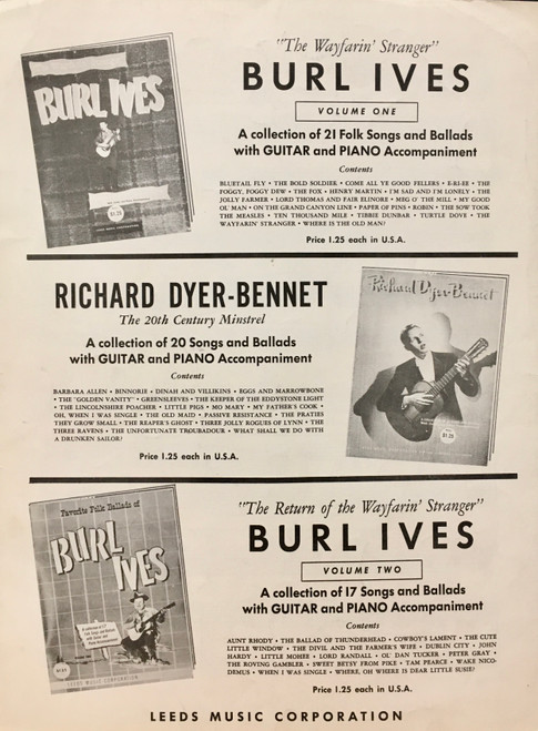 Beautiful Brown Eyes - USED SHEET MUSIC - Grace Walters - Piano/Vocal/Guitar