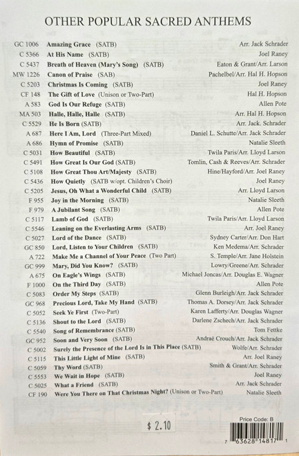 Were You There On That Christmas Night? - SAB/Piano Sheet Music