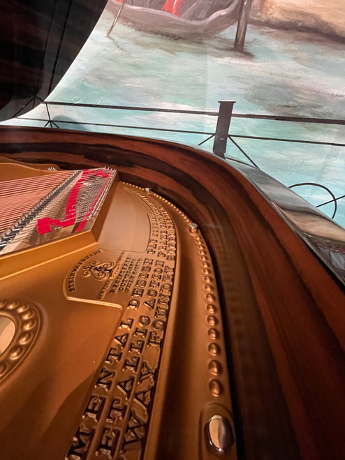 Steinway Model A Grand Piano - Fully Restored, High-Gloss Ebony w/Macassar Ebony Accents