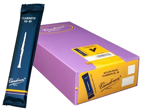 Vandoren Traditional Bb Clarinet Reeds | Strength 2 (Box of 50)