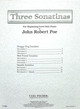 Three Sonatinas - For Beginning  Level Solo Piano