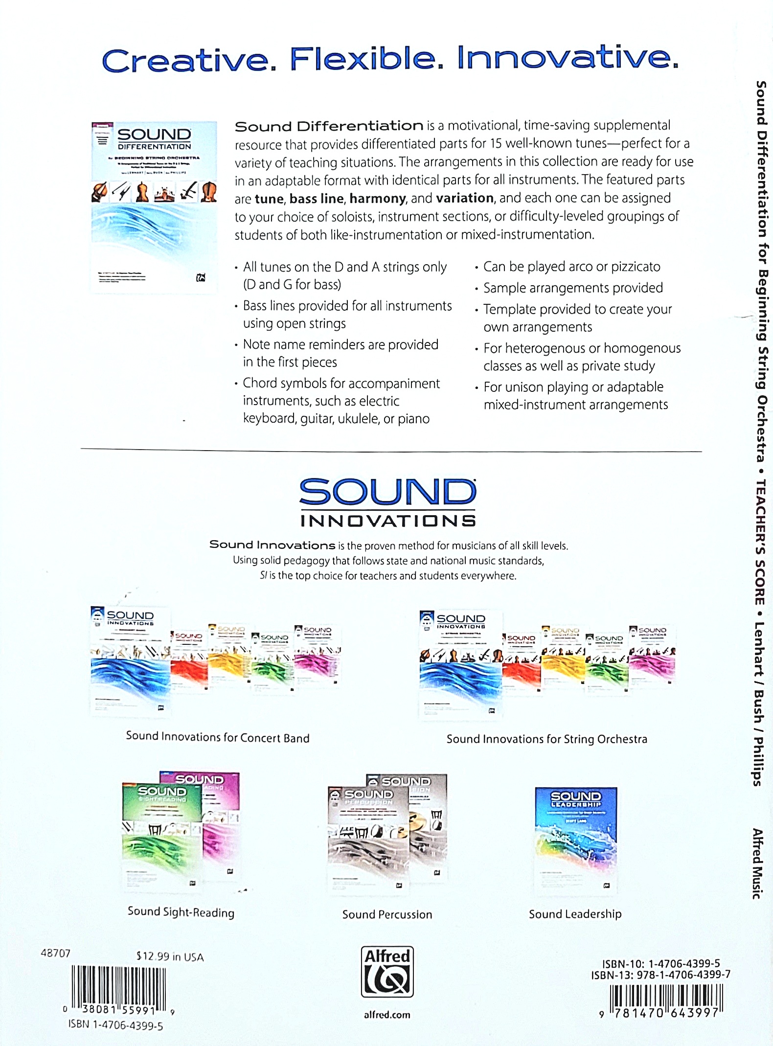 Sound Differentiation - Teacher's Score - for Beginning String ...