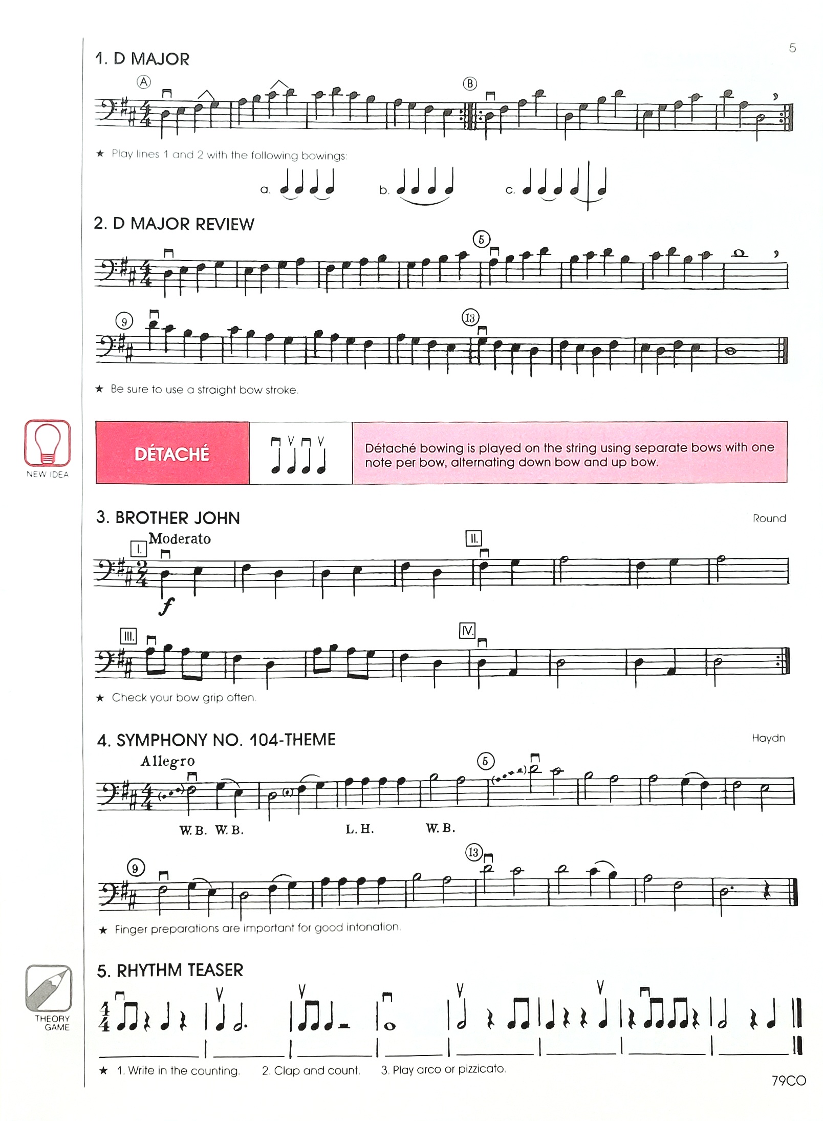 All for Strings - Method Book 2 - Cello - Piano Gallery
